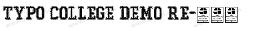 Typo College Demo Re字体转换